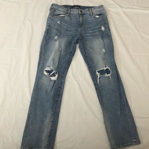Aeropostale Ripped Jeans Men 34/32 Slim Straight